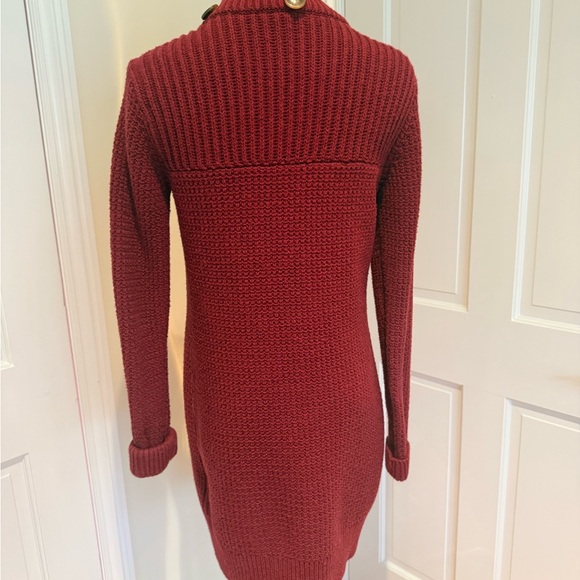 Hanna Andersson Deep Red Toggle Cardigan - Picture 5 of 7